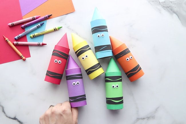Add Googly Eyes to Crayons