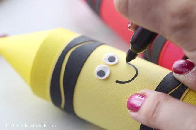 Add Smiley Face to Crayon