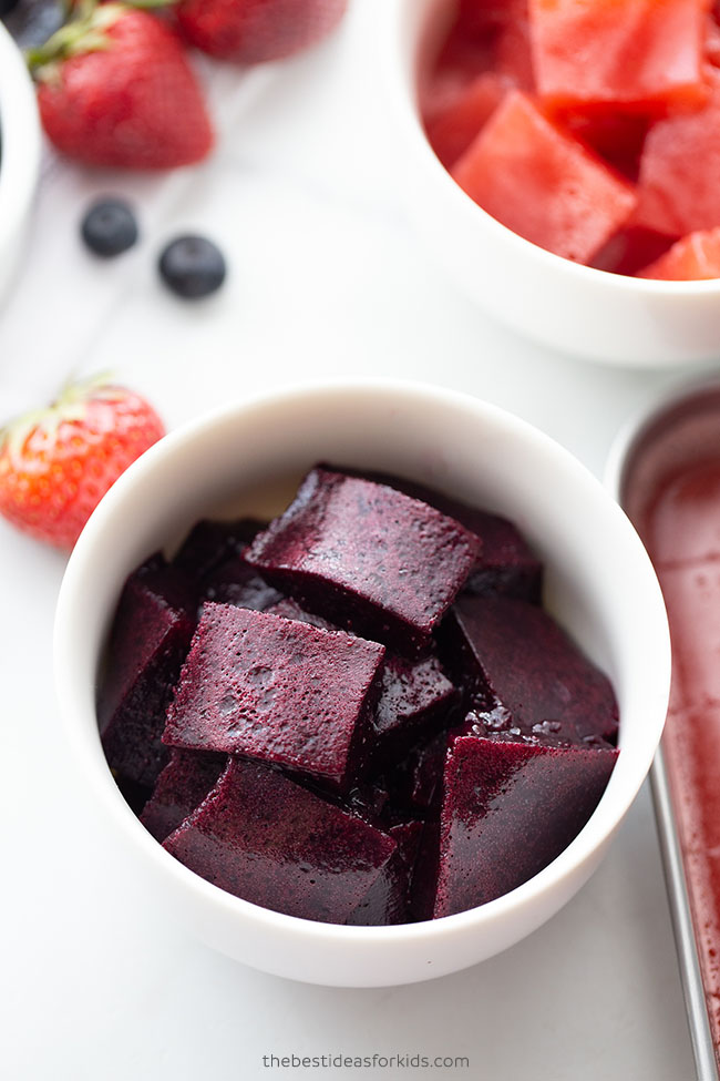 Blueberry Homemade Jello