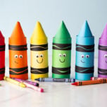 Toilet Paper Roll Crayons