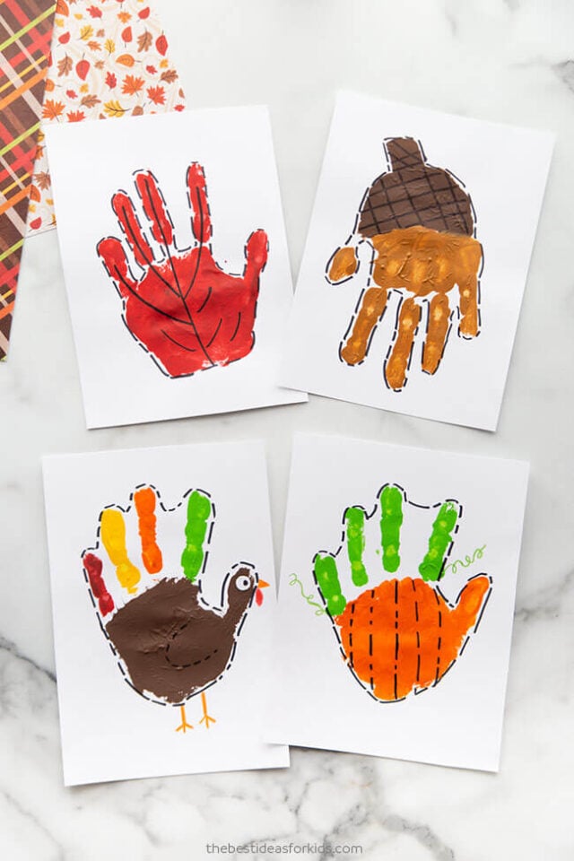 Fall Handprint Craft Ideas