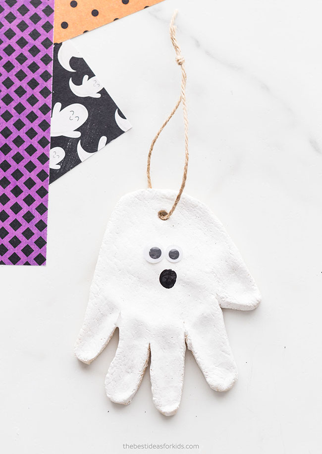 Ghost Salt Dough Craft