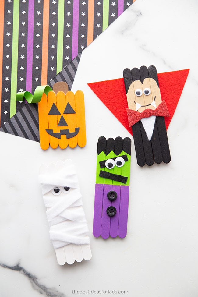 Halloween Popsicle Stick Crafts for Kids