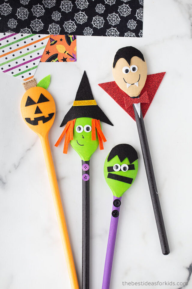 Wooden Spoon Halloween Crafts - The Best Ideas for Kids