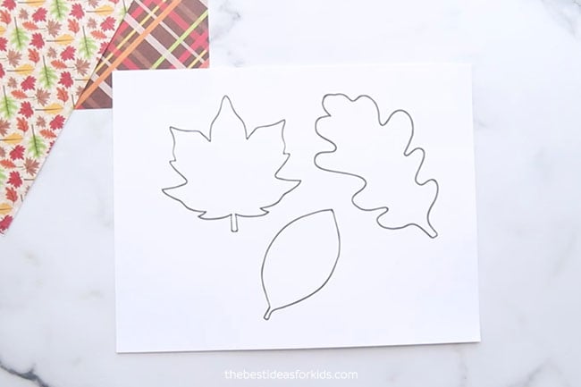 Leaf Templates for Salt Painting