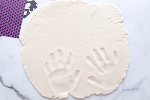 Make Handprints in Salt Dough