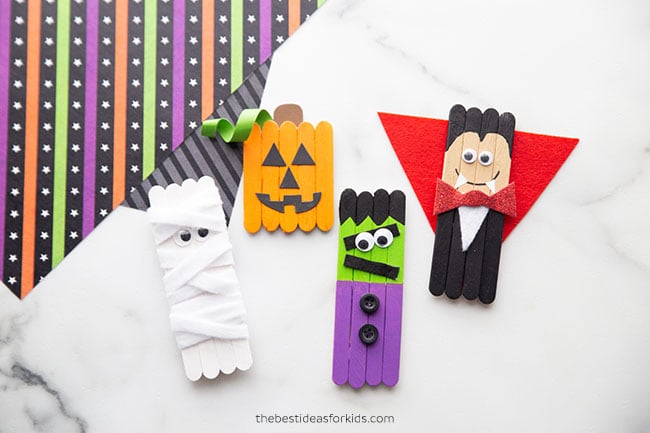 Popsicle Stick Halloween Craft Ideas