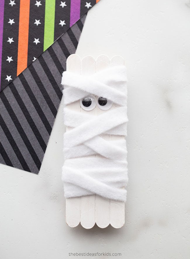 Popsicle Stick Mummy