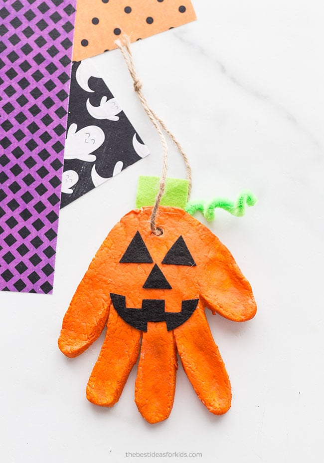 Pumpkin Salt Dough Ornament