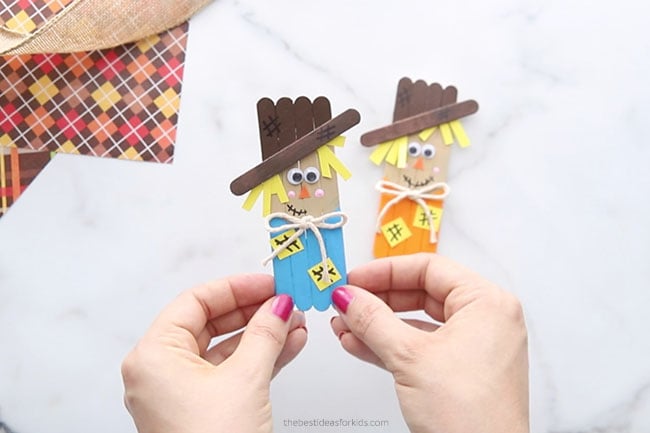 Scarecrow Popsicle Stick Craft