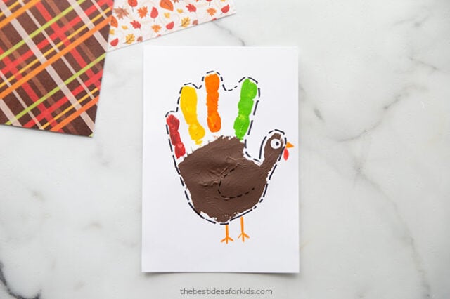 Turkey Handprint Art