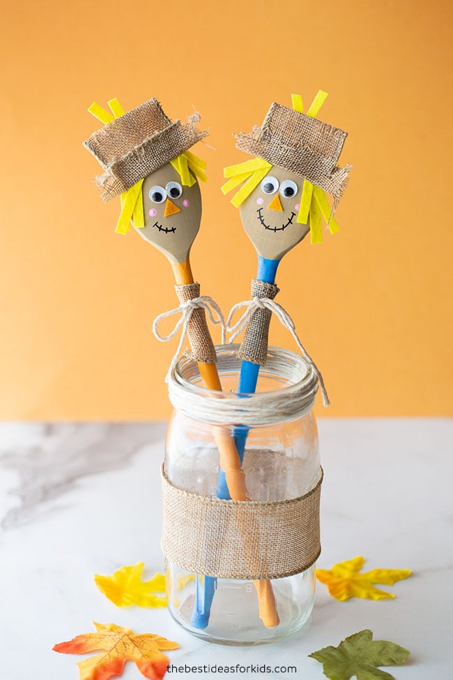 Wooden Spoon Scarecrow Idea