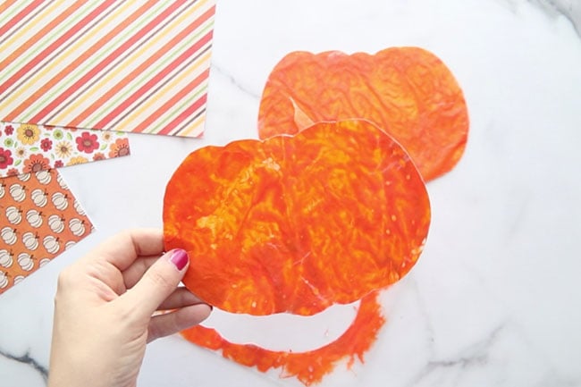 Cut out Pumpkin Shape