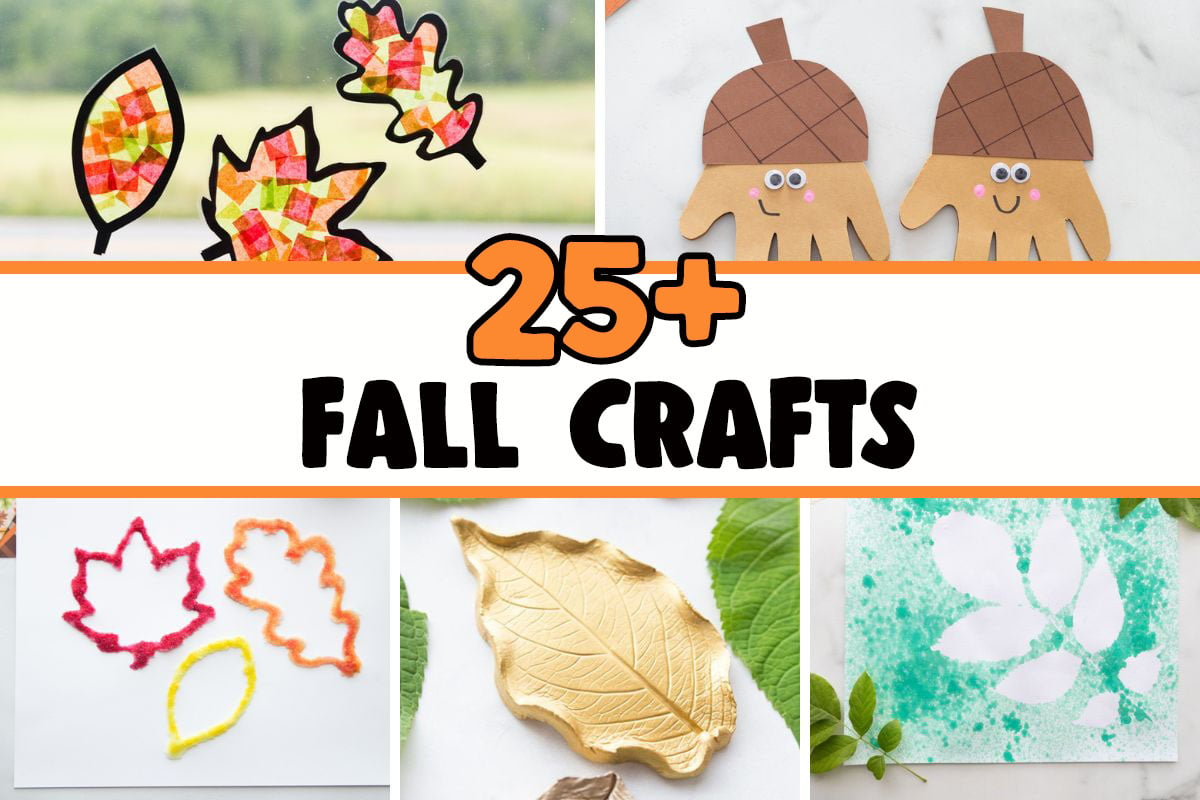 50 Easy Fall Crafts for Kids - Autumn Craft Ideas for Kids 2023