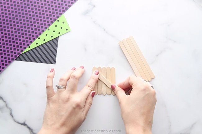 Glue Popsicle Sticks Together