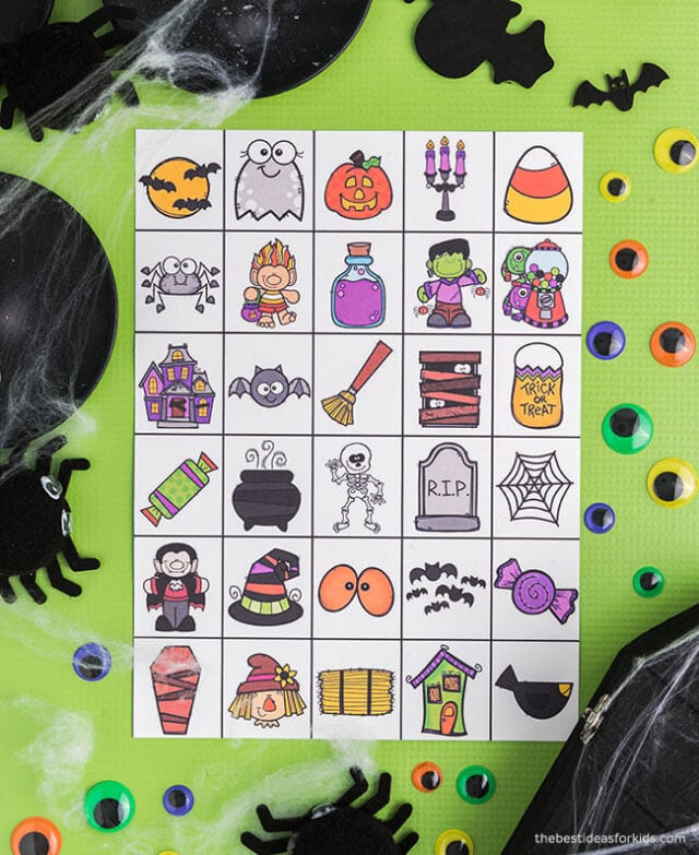 Halloween Bingo Calling Cards