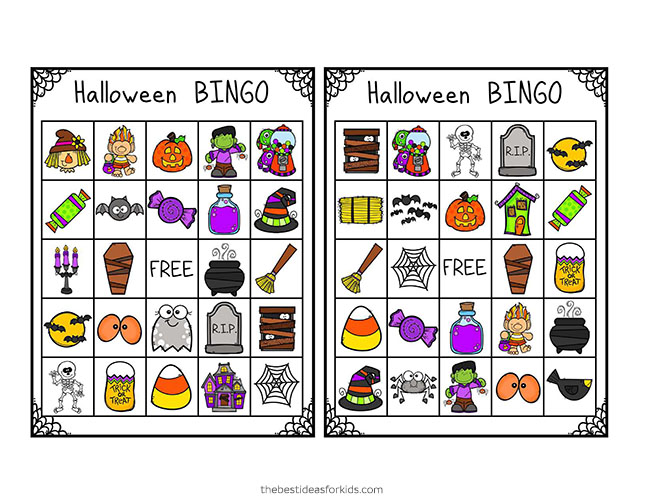Halloween Bingo (Free Printable Cards)  The Best Ideas for Kids