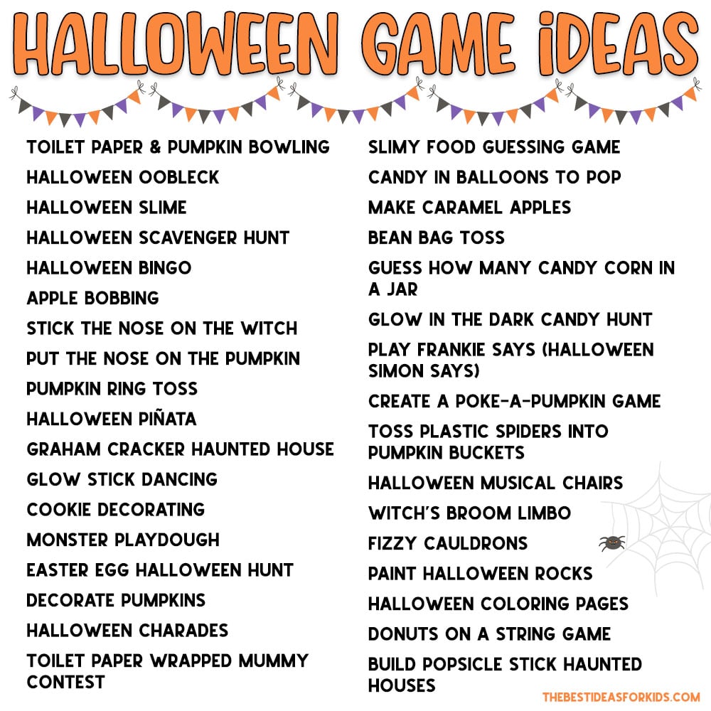 Halloween Game Ideas List