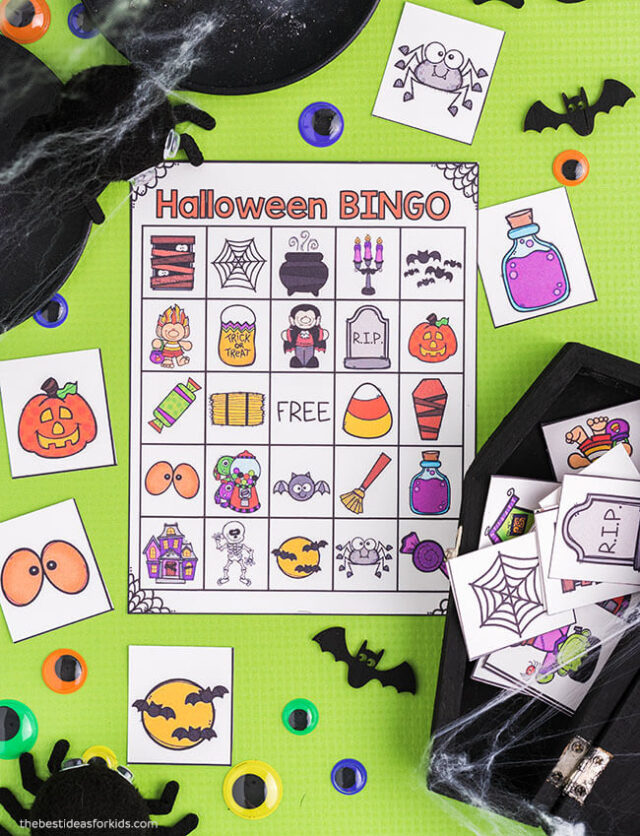 Printable Halloween Bingo for Kids