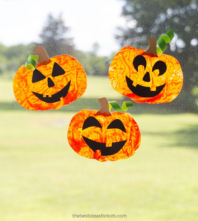 Pumpkin Suncatchers Craft