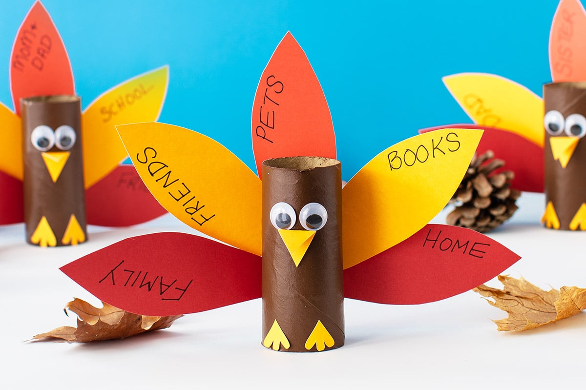 An Easy Thankful Turkey Toilet Paper Roll Craft Tutorial