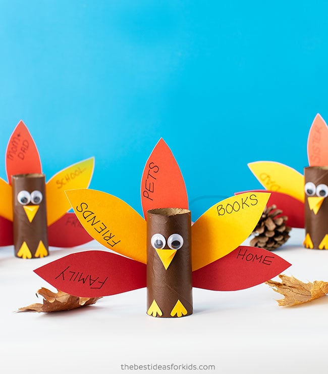 Toilet Paper Roll Turkey Craft