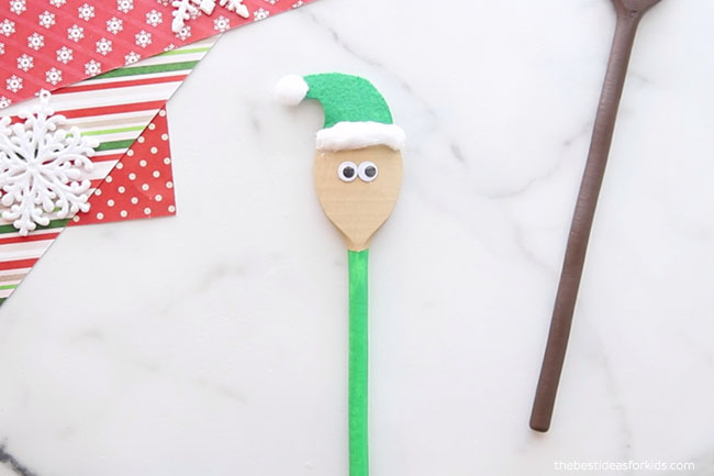 Add Hat to Elf Spoon