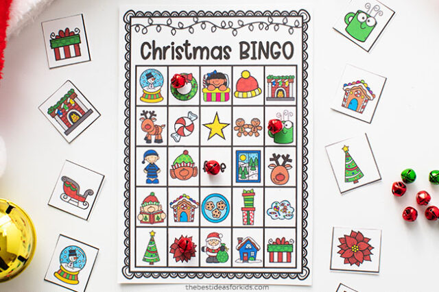 Christmas Bingo (Free Printable) - The Best Ideas for Kids