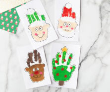 Christmas Handprint Art