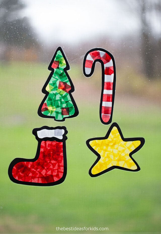 Christmas Suncatchers (Free Printable Templates) The Best Ideas for Kids