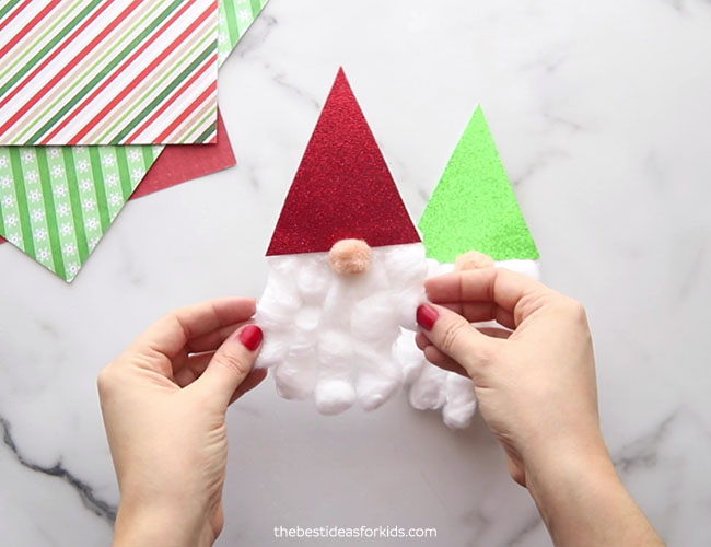 Gnome Handprint Christmas Card