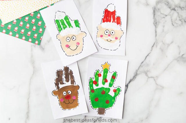 Handprint Christmas Art