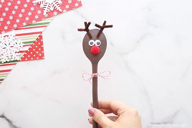 Reindeer Wooden Spoon Craft