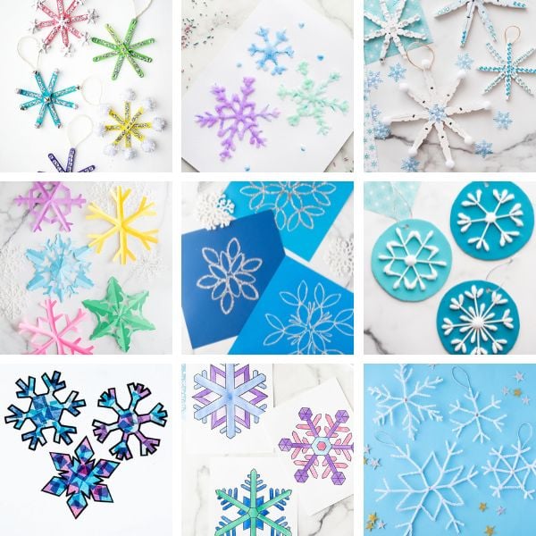 Snowflake Crafts for Kids