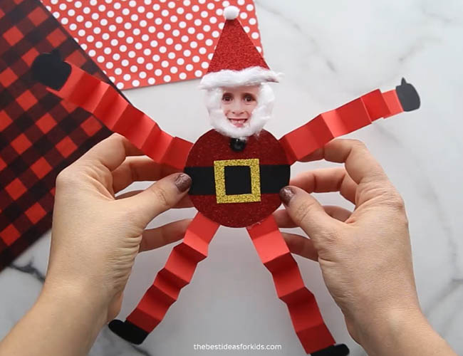 Wiggly Paper Santa