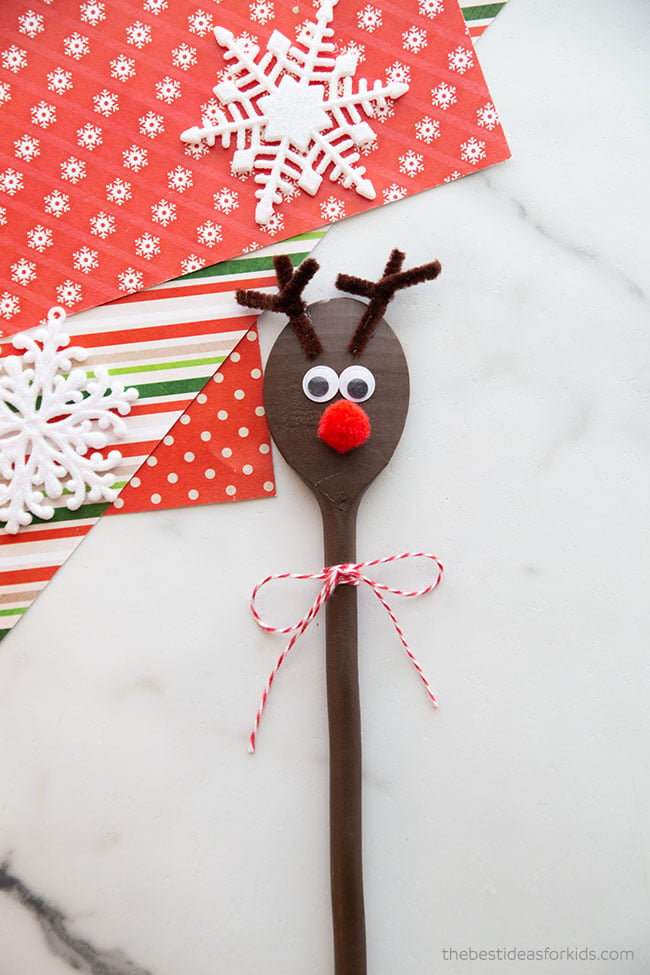 Wooden Spoon Reindeer