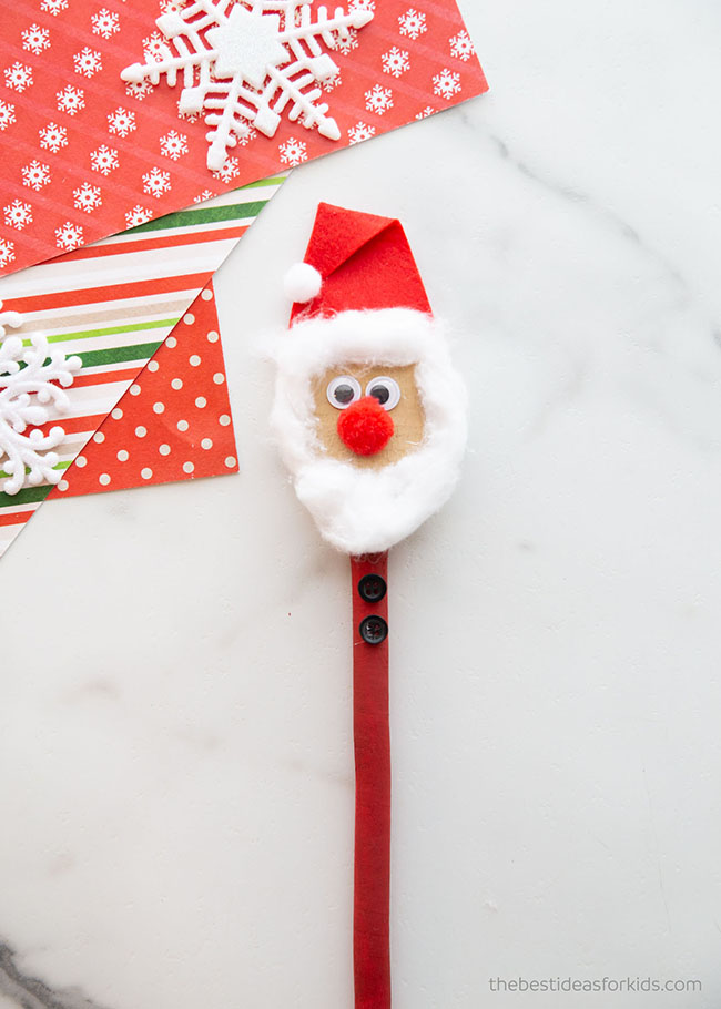 Wooden Spoon Santa Craft