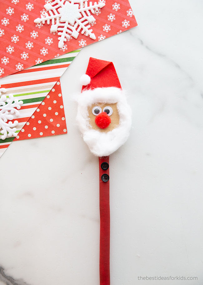 Wooden Spoon Santa Craft