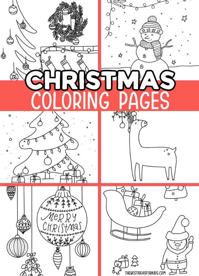 christmas coloring pages  the best ideas for kids