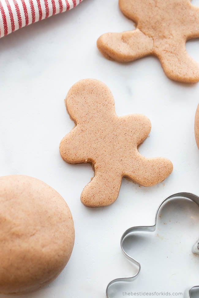 Gingerbread Man Playdough