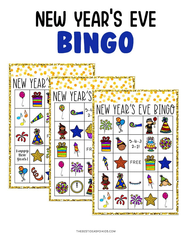 New Year's Eve Printable Bingo Cards