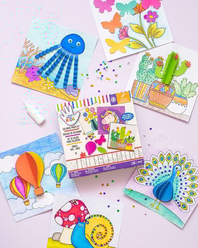 Color Pages Kit for Kids