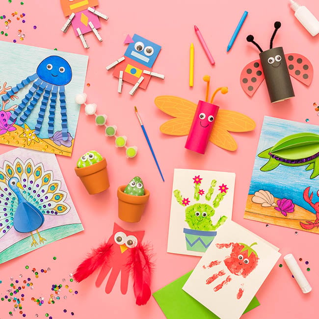 Crafts For Kids - Tons of Art and Craft Ideas for Kids to Make