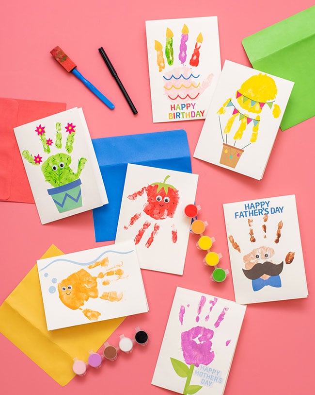 Handprint Card Kit for Kids