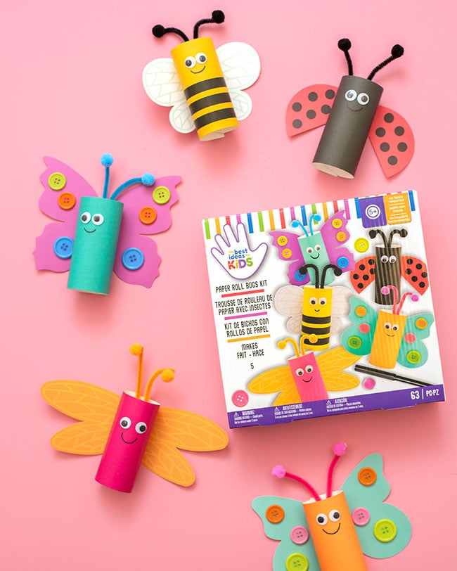 Paper Roll Bug Kit for Kids