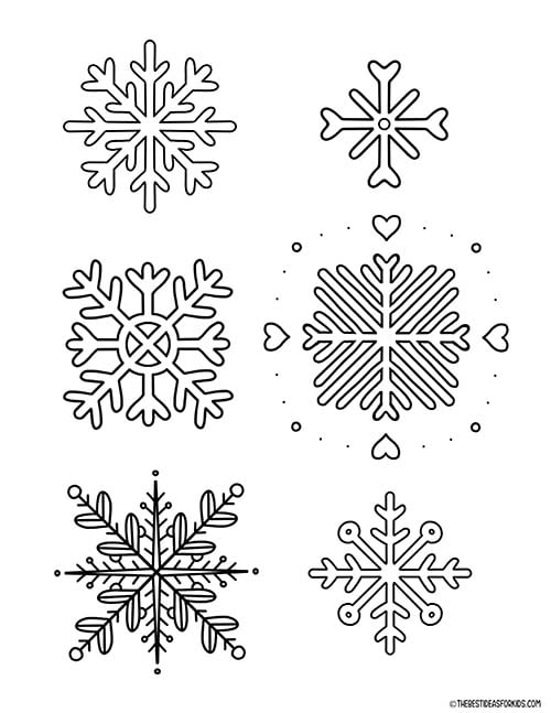 Snowflake Coloring Page