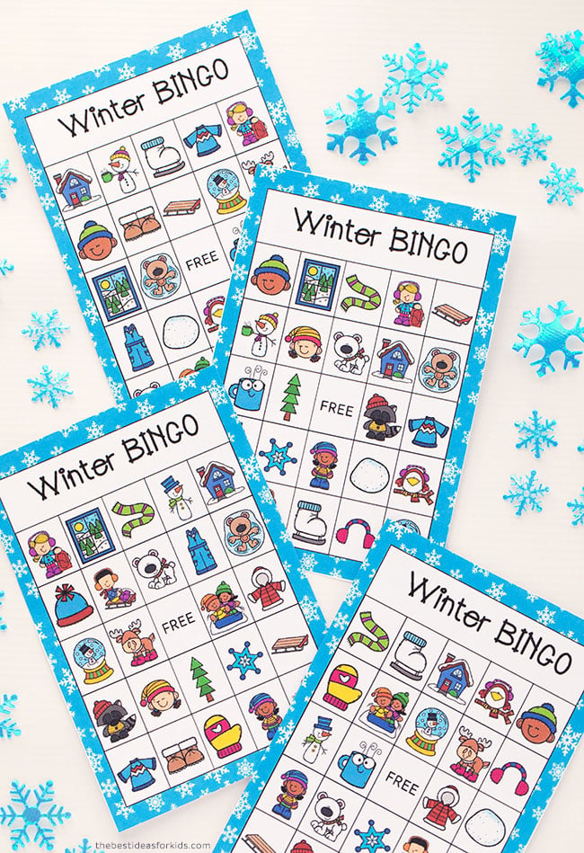 Winter Bingo Free Printable