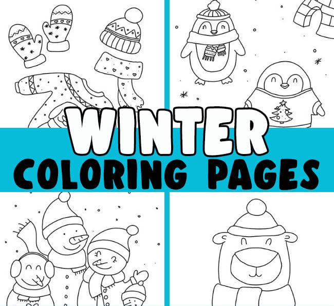 Winter Coloring Page Free Printables