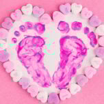 Footprint Heart