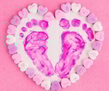 Footprint Heart
